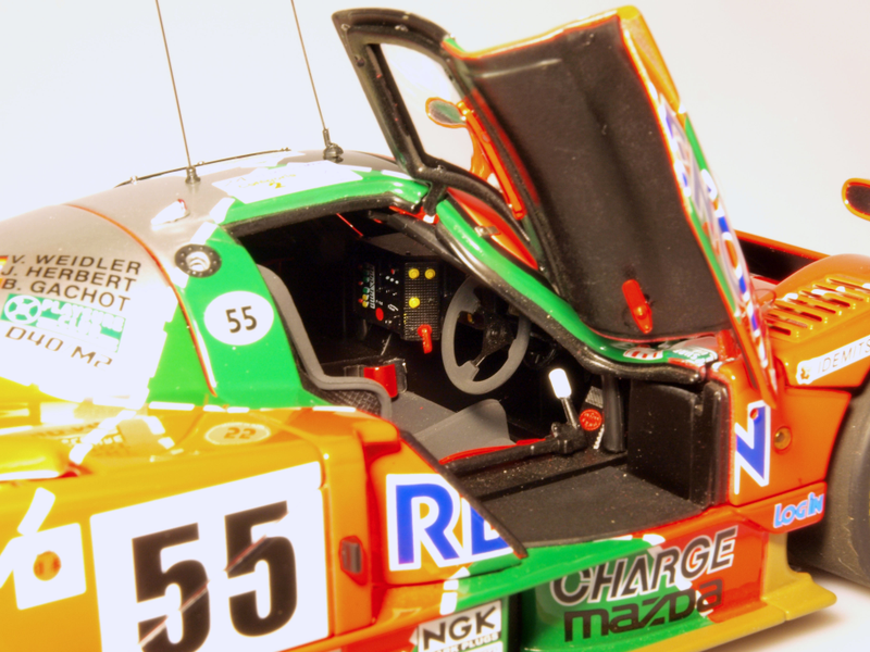 Pretty sparse inside, but it is a racecar.